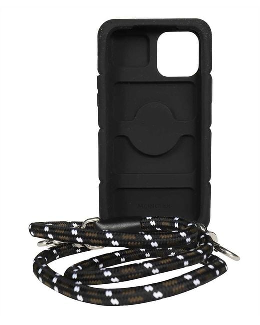 Moncler Iphone Silicon Case in Black for Men | Lyst