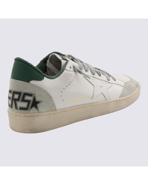 Golden Goose Deluxe Brand White Leather Ball-Star Sneakers for men