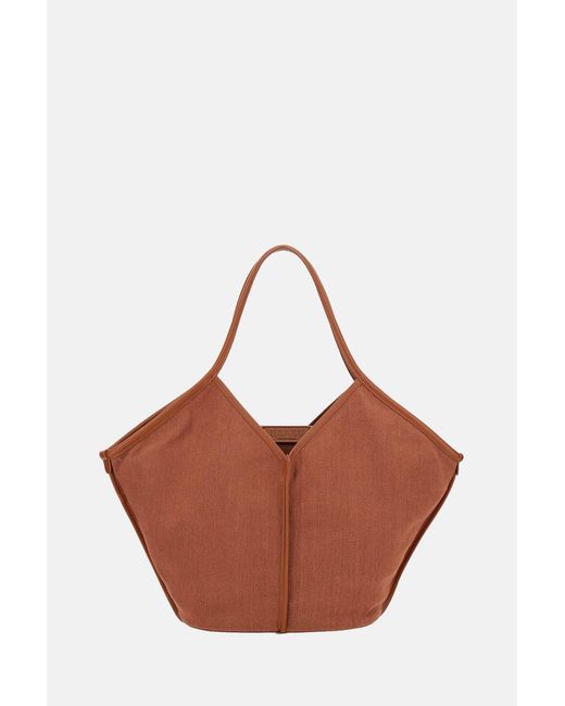 Hereu Brown Calella Tote Bag