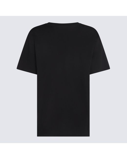 Moschino Black Cotton T-Shirt for men