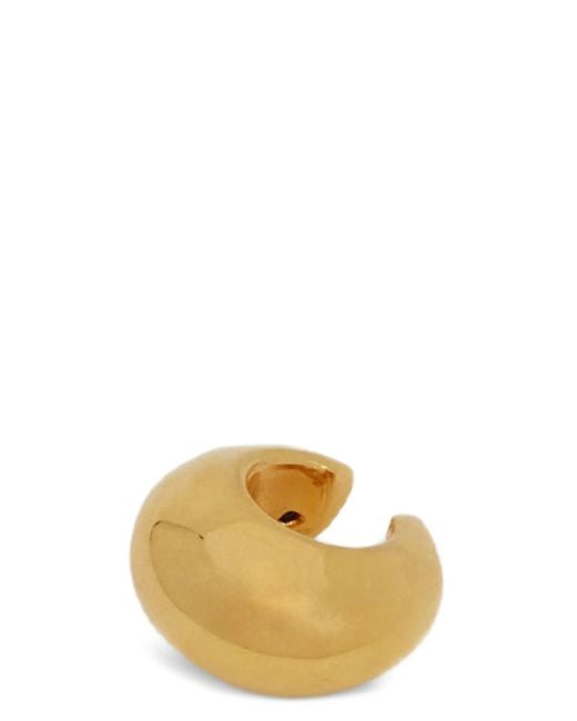 Jil Sander Metallic Brass Earrings
