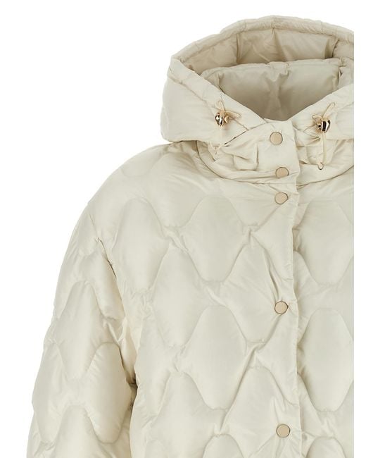 Fabiana Filippi Natural Hooded Down Jacket