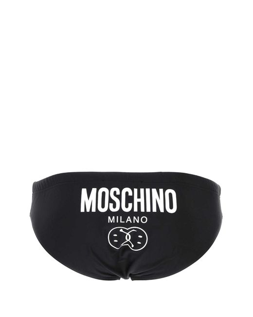 Moschino Black Costume Da Bagno for men