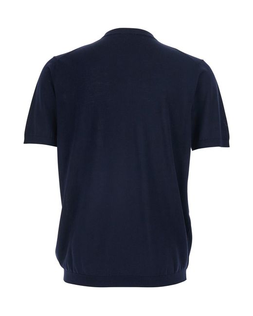 Kangra Blue Round Neck T-Shirt F.16Gg for men