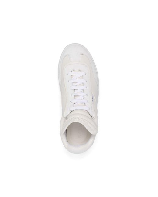 Bally White Leather Sneakers for men