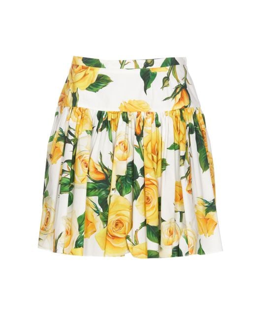 Dolce & Gabbana Multicolor Short Circle Skirt