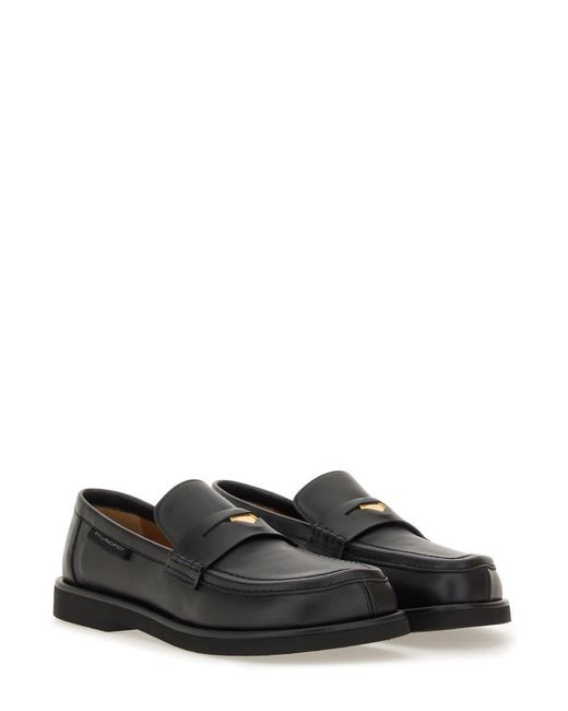 Stella McCartney Black Recycled Cotton Loafers