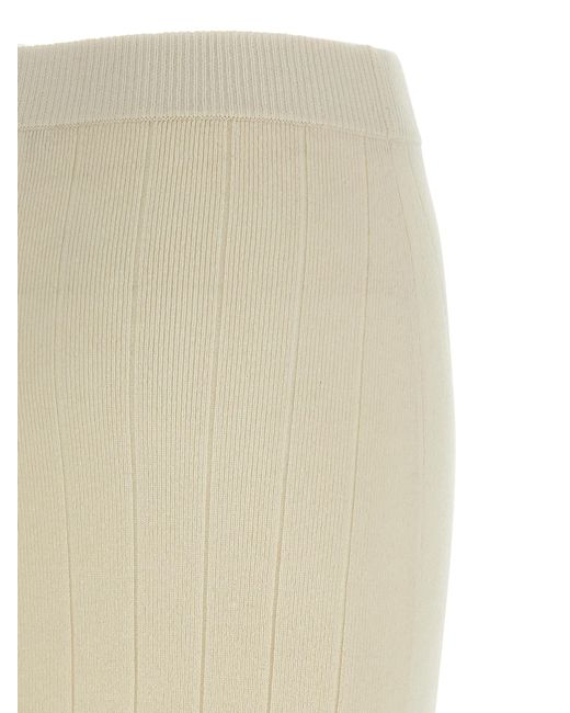 Max Mara White 'Sante' Skirt