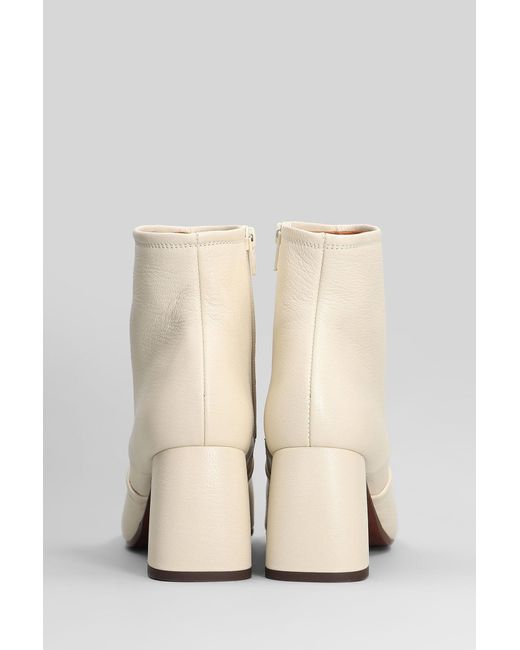 Chie Mihara Natural Sonli High Heels Ankle Boots
