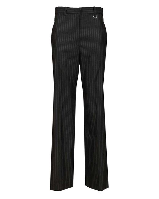 Isabel Marant Black "Noanda" Pinstriped Suit Trousers