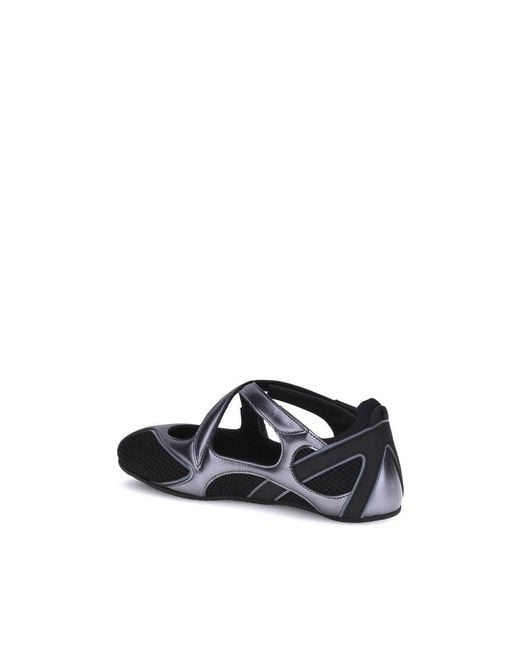 The Attico Blue Polyethylene Ballet Flats