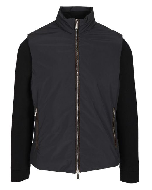 Moorer Black Evan-H-Stp Jacket for men