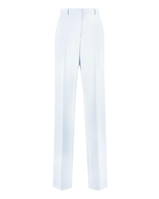 Giorgio Armani White Tailored Trousers