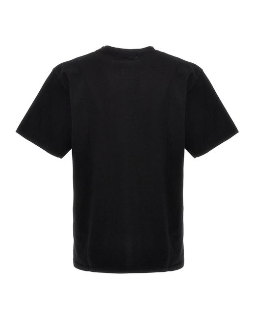 Undercover Black Front Print T-Shirt for men
