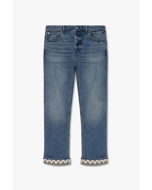 Missoni Blue Jeans With Straight Legs for men