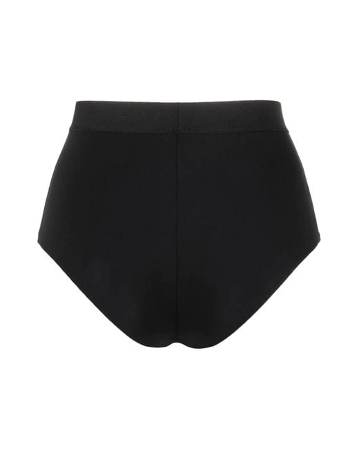 Tom Ford Black High Waisted Underwear Briefs With Logo Band