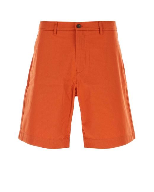 Maison Kitsuné Orange Maison Kitsune Shorts for men