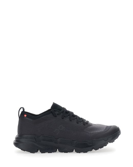 On Shoes Black Sneakers Cloudsoma Tech Fabric Trainers for men