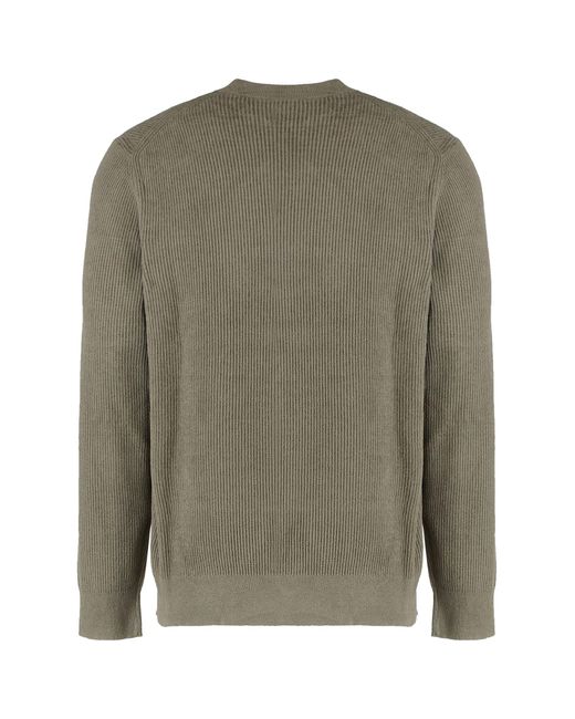 Boss Green Sweater With Velvet Ribbed Effect for men