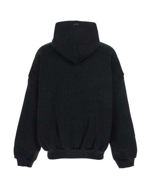 Fear Of God Blue Sweatshirt With Hood And Dropped Shoulders for men