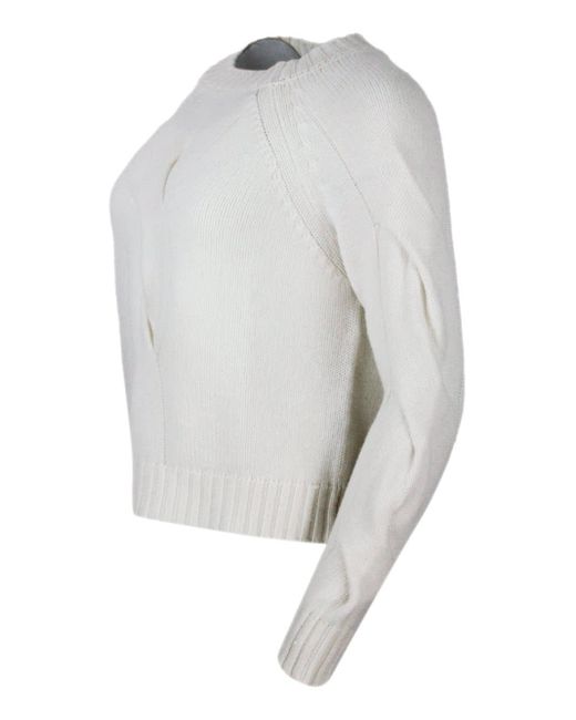 Lorena Antoniazzi White Sweater