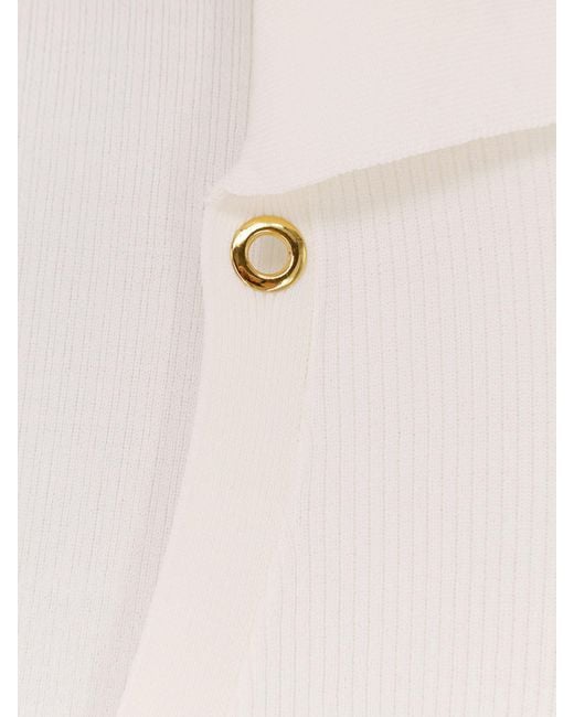 Elisabetta Franchi White Viscose Blend Body