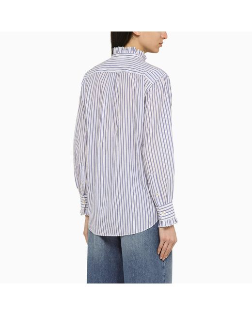 Isabel Marant Purple Isabel Marant Étoile Blue Striped Cotton Shirt