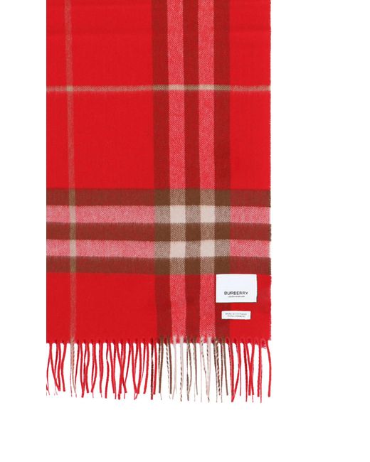 Burberry Red Scarf