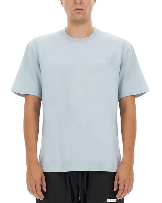 Ih Nom Uh Nit Blue Logo Print T-Shirt for men