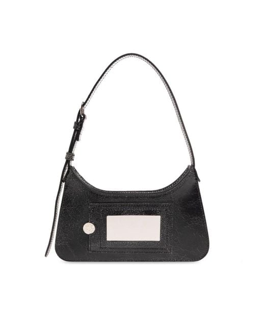 Acne Black 'platt Micro' Shoulder Bag,