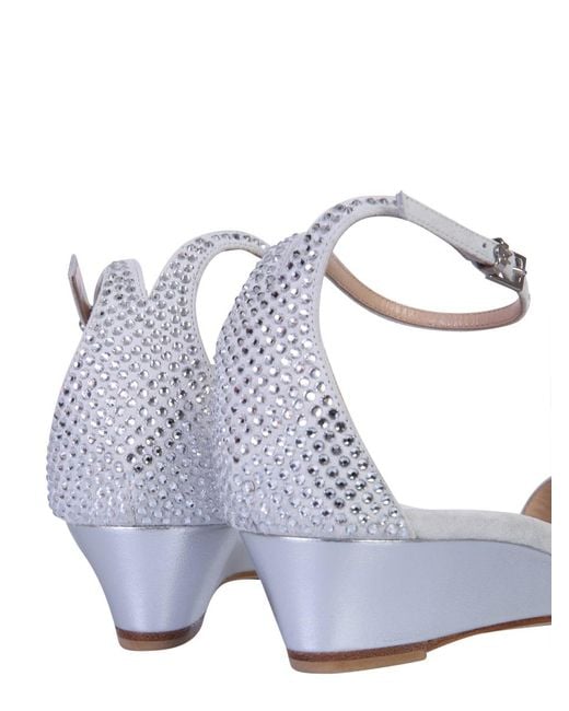 Giuseppe Zanotti White Kanda Sandals