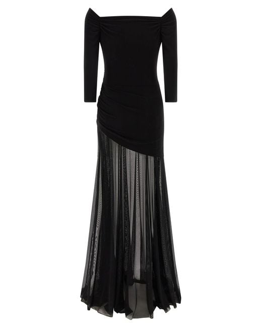Norma Kamali Black Heart-Shaped Neckline Bodysuit