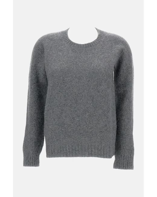 Drumohr Gray Sweaters Lambwool