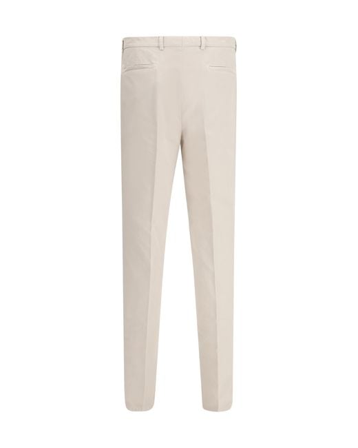 Brunello Cucinelli Natural Cotton Pants for men
