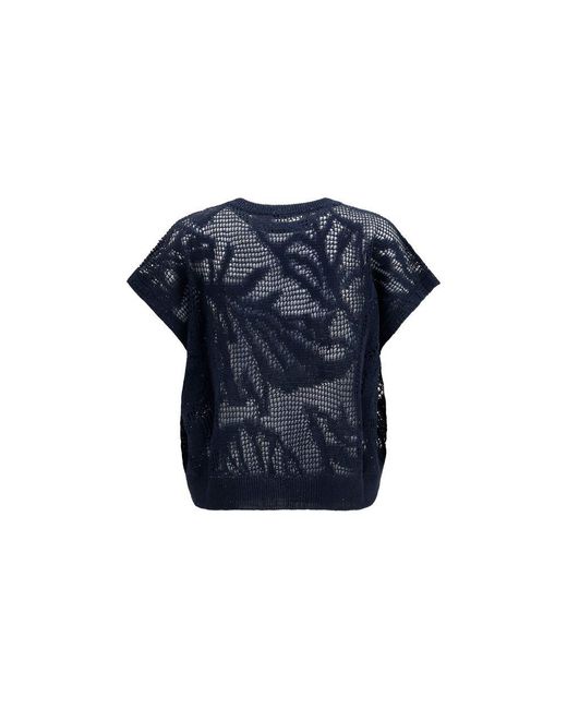 Brunello Cucinelli Blue Linen T