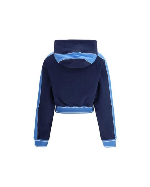 Casablanca Blue Multicolor Cotton Sweatshirt