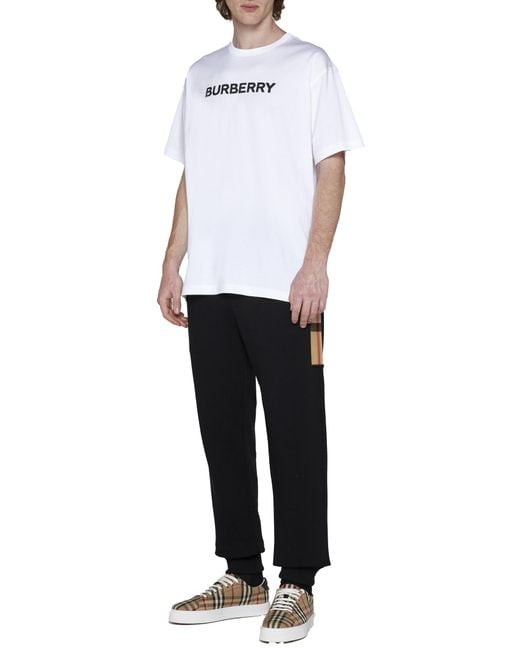 Burberry White Harriston T-Shirt for men