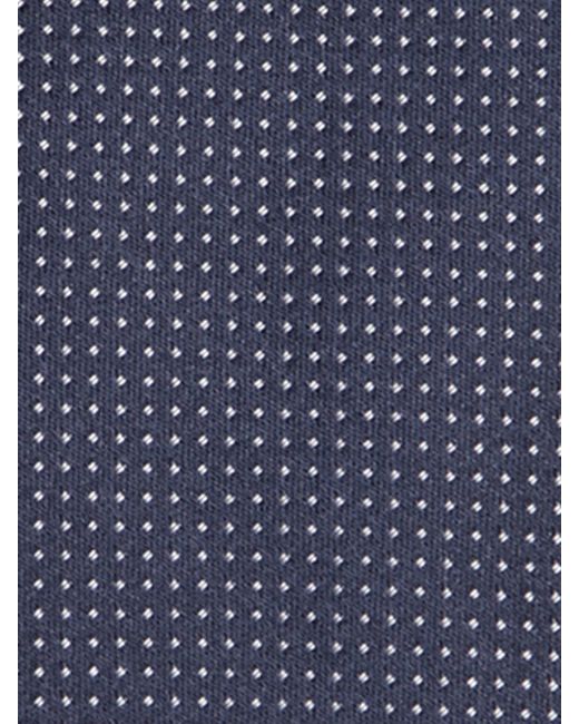 Lardini Blue Micro Polka Dot Tie for men