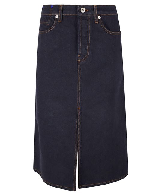 Burberry Blue Denim Skirt