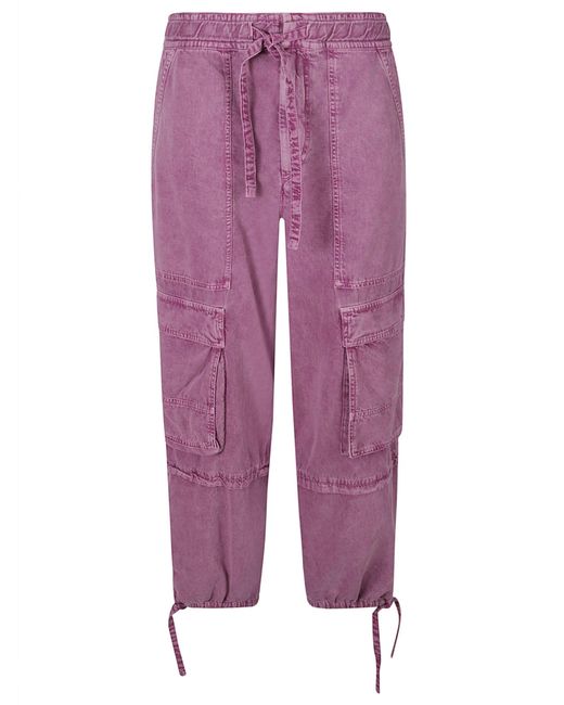 Isabel Marant Purple Ivy Cargo Pants