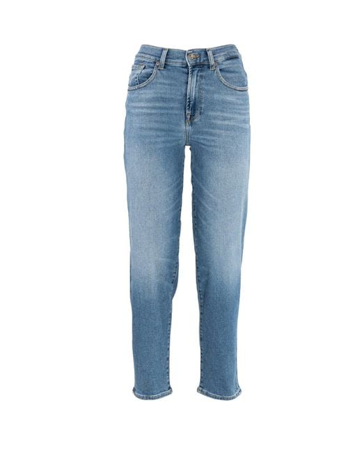 7 For All Mankind Seven Jeans Malia Luxe Vintage Legend in Blue | Lyst