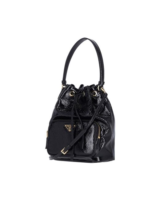 Prada Black Duet Bucket Bag