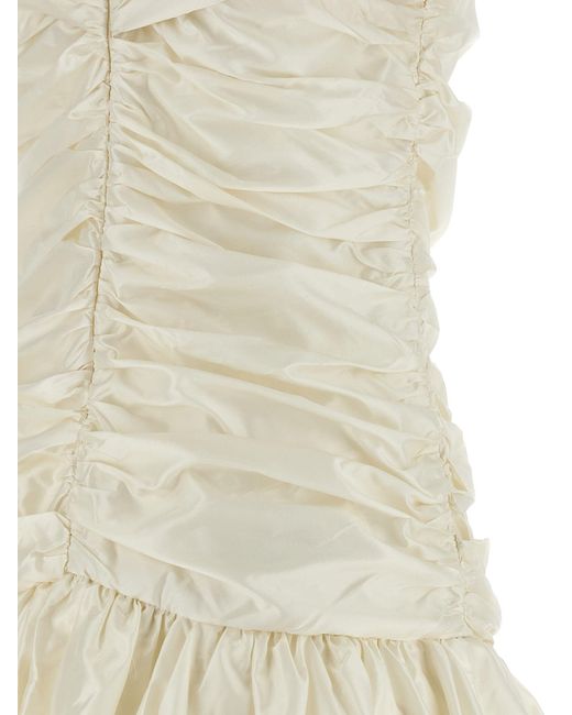 ROTATE BIRGER CHRISTENSEN White 'Off Shoulder' Dress