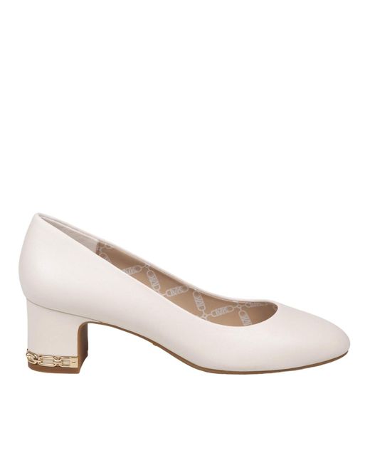 MICHAEL Michael Kors June Flex Mid Pump in Natural Lyst UK