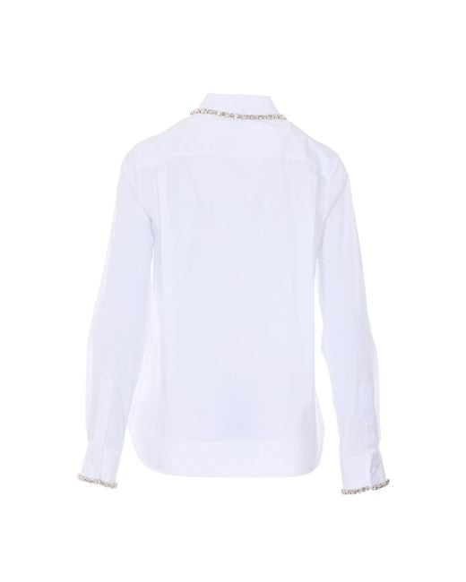 McQueen White Shirts Cotton