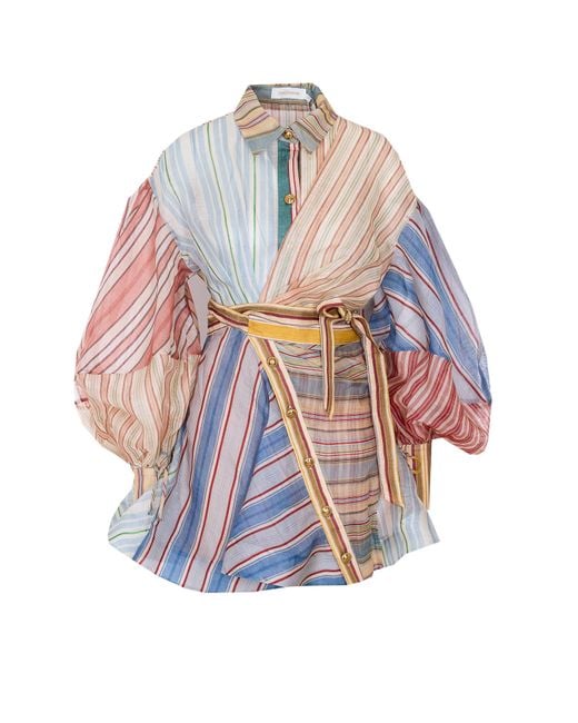 Zimmermann White Dresses Linen