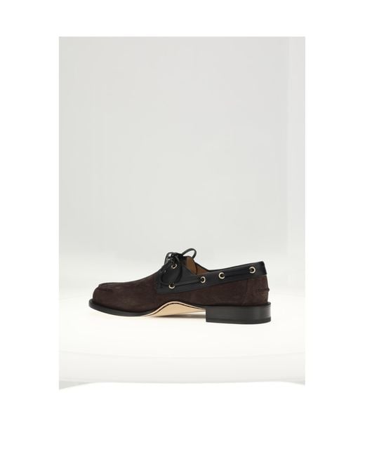 Dior White Boat Shoes Arcie- Loafers for men