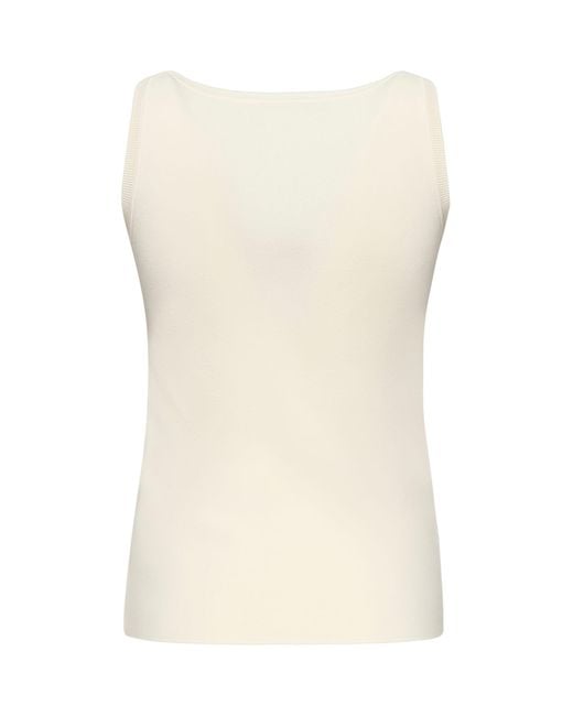 Max Mara Natural Viscose Crepe Top