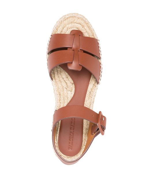 Paloma Barceló Pink Rosy Leather Sandals