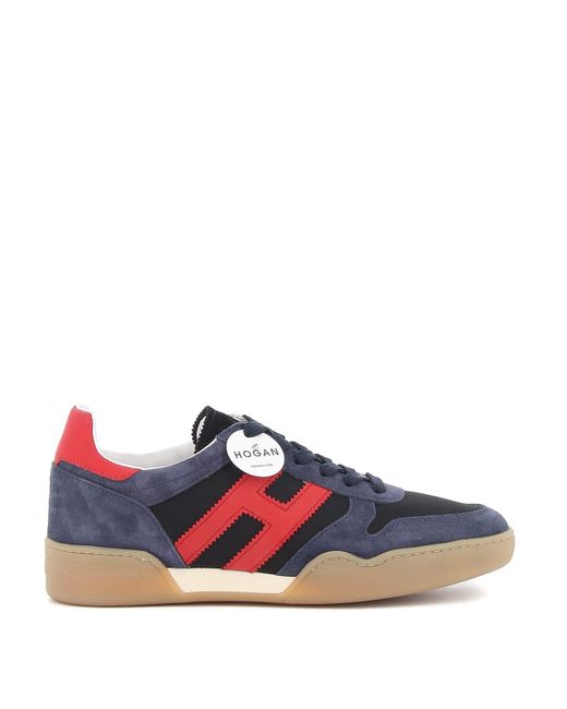 Hogan Suede Sneakers H357 Blu Hxm3570ac40pdk618u in Blue for Men | Lyst
